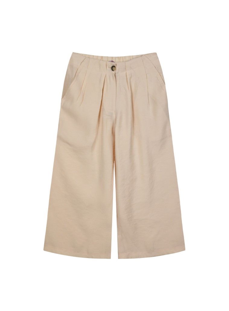 Παιδική παντελόνα με πιέτες στην μέση για κορίτσι | ΒΑΝΙΛΙΑ