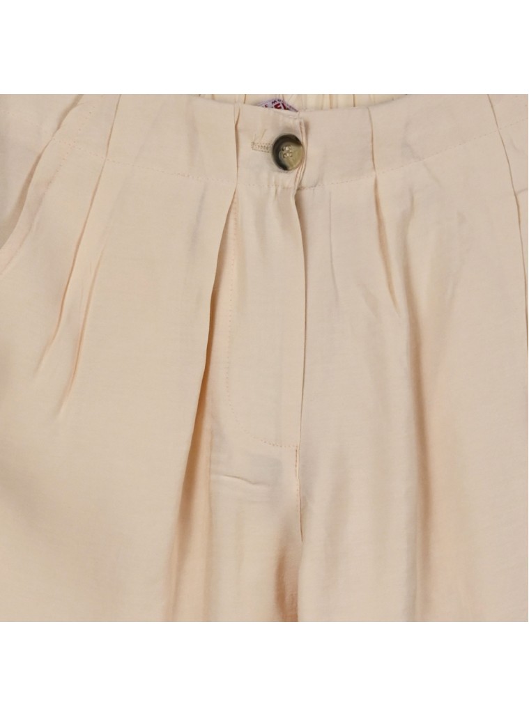 Παιδική παντελόνα με πιέτες στην μέση για κορίτσι | ΒΑΝΙΛΙΑ