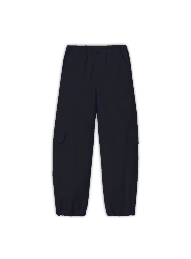 Παιδικό παντελόνι κάργκο για κορίτσι | ΜΑΥΡΟ