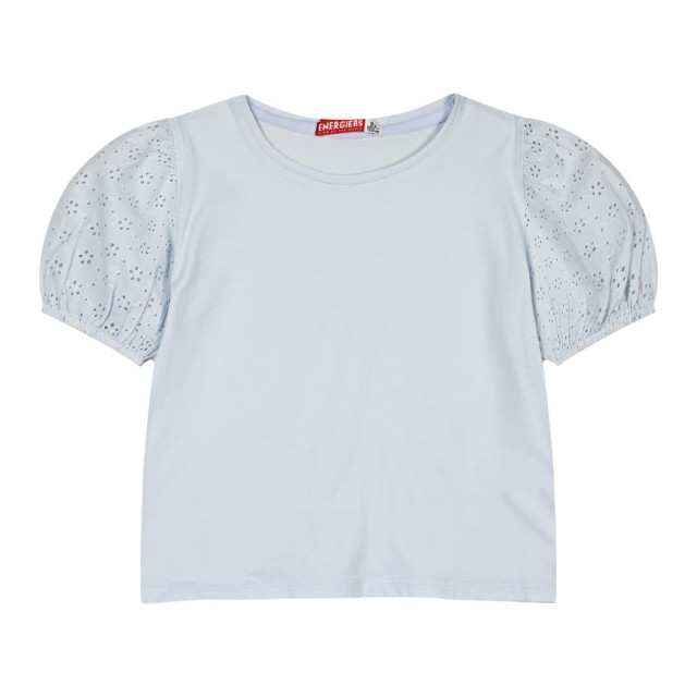 Παιδική μπλούζα με φουσκωτά μακίκια κεντημένα για κορίτσι | SKY WAY