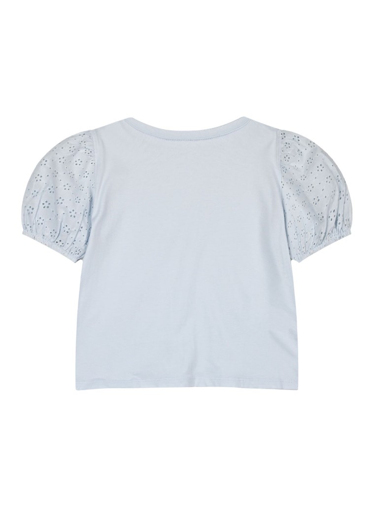 Παιδική μπλούζα με φουσκωτά μακίκια κεντημένα για κορίτσι | SKY WAY