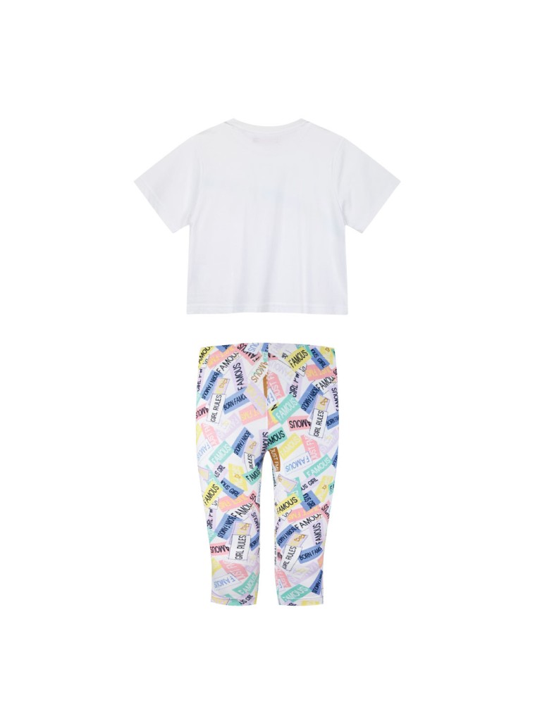 Girl΄s 2 piece set with print | ALL OVER PRINT