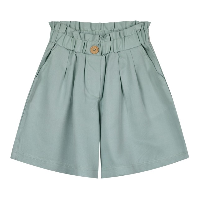 Girl΄s bermuda with paper bag waist | PEANUT