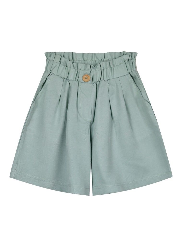 Girl΄s bermuda with paper bag waist | PEANUT