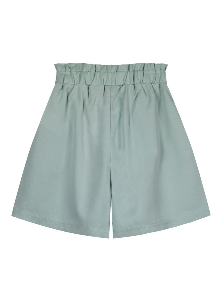 Girl΄s bermuda with paper bag waist | PEANUT