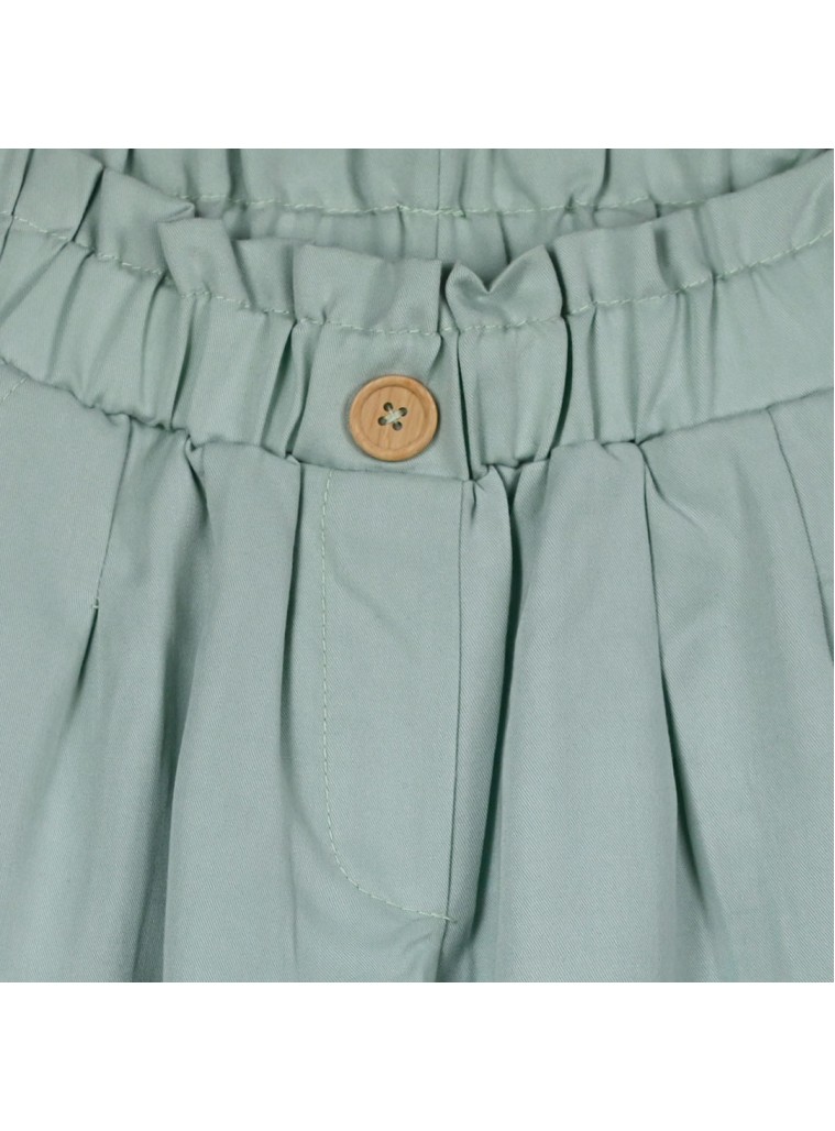 Girl΄s bermuda with paper bag waist | PEANUT