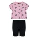 Παιδικό σετ 2 τεμάχια με τύπωμα για κορίτσι | ΜΑΥΡΟ