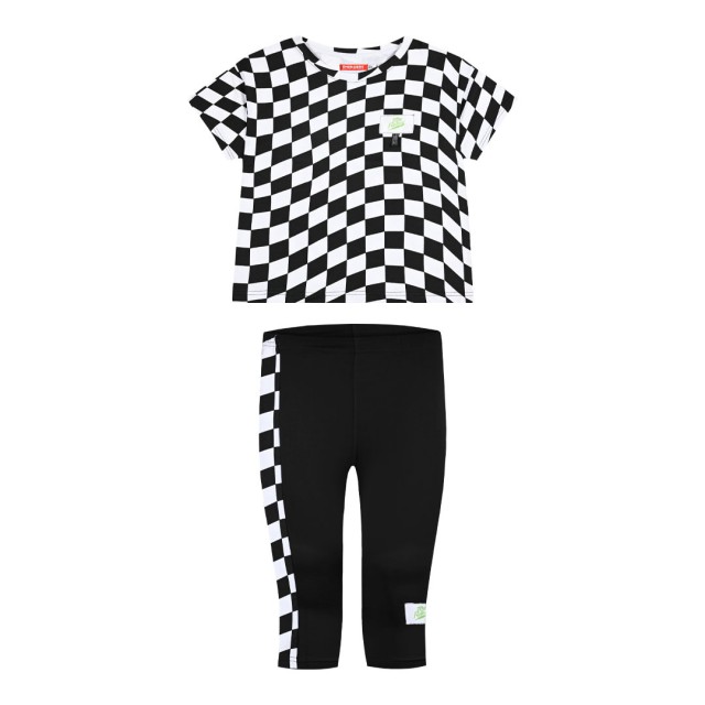 Παιδικό σετ 2 τεμάχια με τύπωμα για κορίτσι | ΜΑΥΡΟ