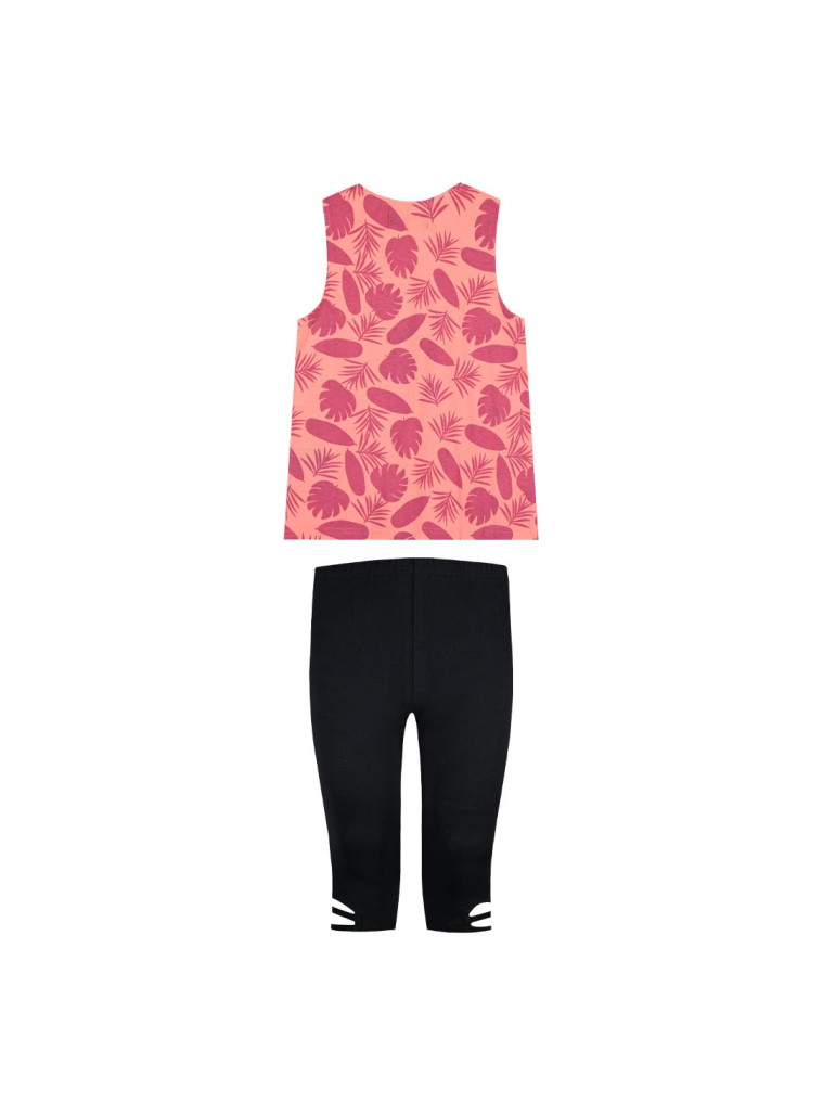 Παιδικό σετ 2 τεμάχια με τύπωμα για κορίτσι | ΜΑΥΡΟ