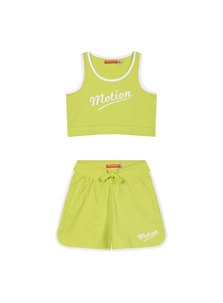Παιδικό αθλητικό σετ 2 τεμάχια με τύπωμα για κορίτσι | ΛΑΧΑΝΙ