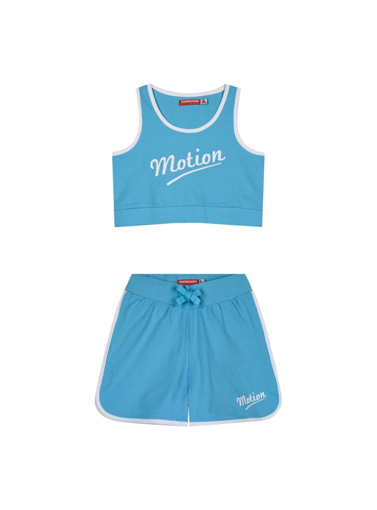 Παιδικό αθλητικό σετ 2 τεμάχια με τύπωμα για κορίτσι | ΤΥΡΚΟΥΑΖ