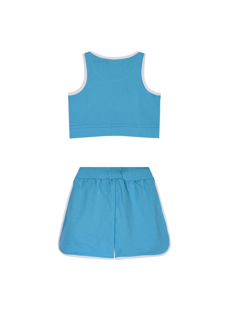 Παιδικό αθλητικό σετ 2 τεμάχια με τύπωμα για κορίτσι | ΤΥΡΚΟΥΑΖ