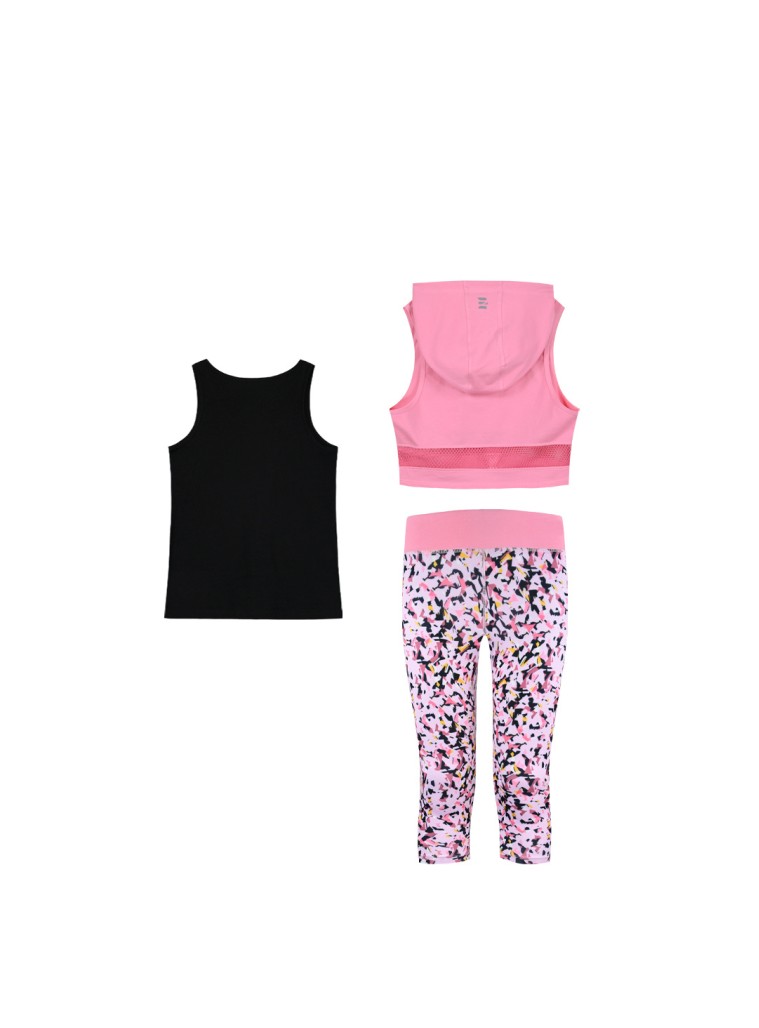 Girl΄s 3 piece set with print | ALL OVER PRINT