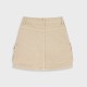 Skirt with chain for girls | BEIGE