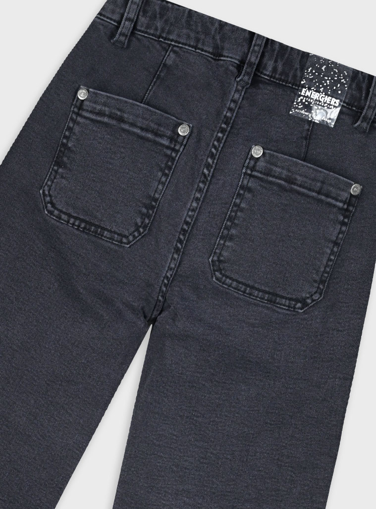 Marine fit jeans for girls | BLACK DENIM