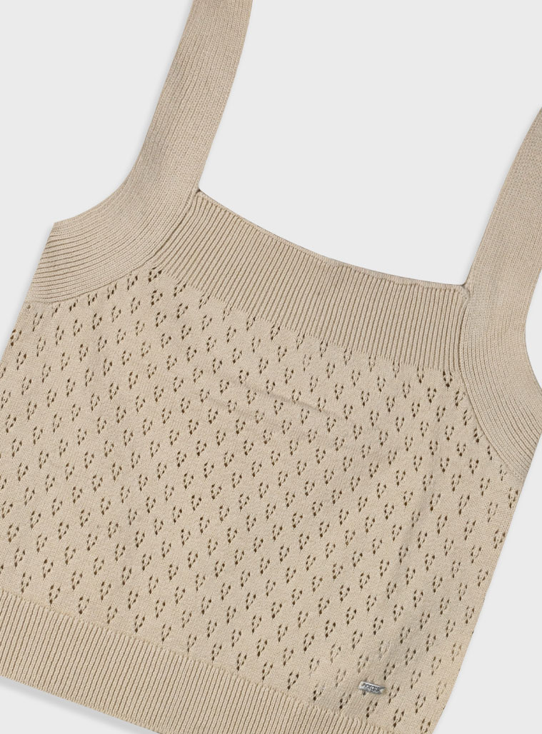 Knit top for girls | VANILLA