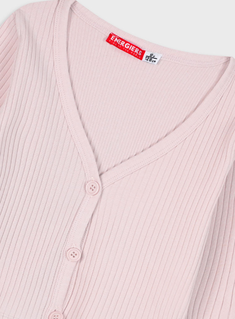 Cardigan for girls | LIGHT PINK