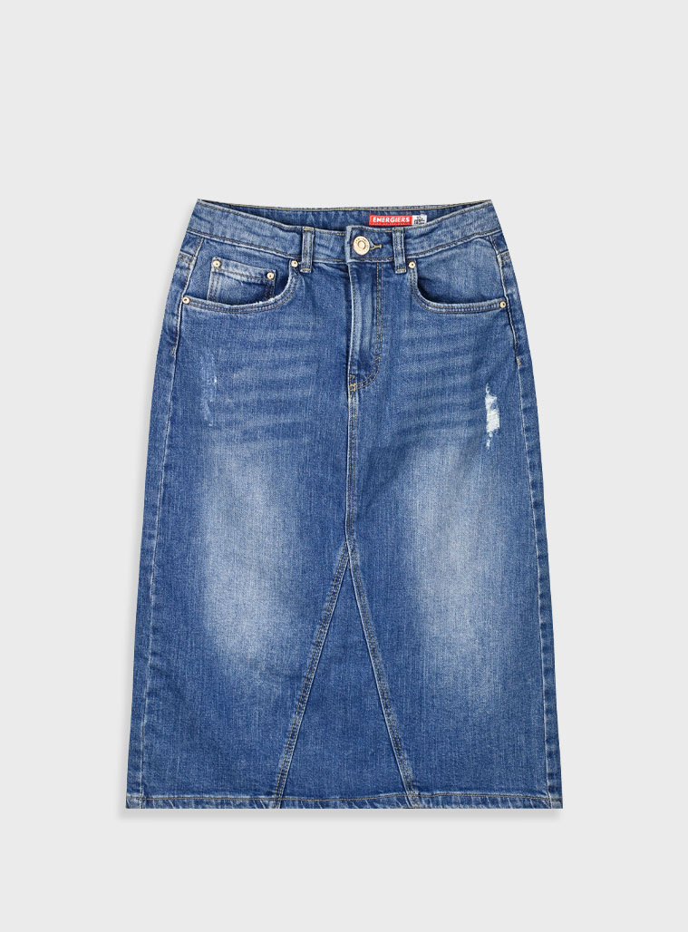Denim skirt for girls | BLUE DENIM