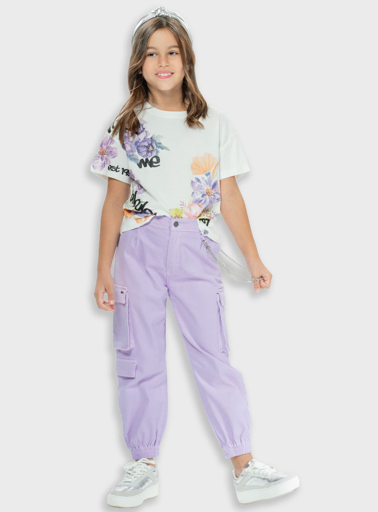 Παντελόνι cargo για κορίτσι | ΛΙΛΑ