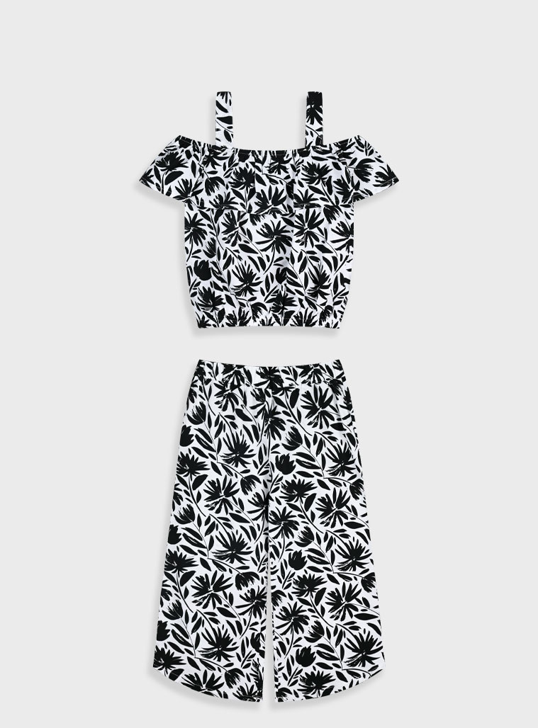 Floral set for girls | ALL OVER PRINT