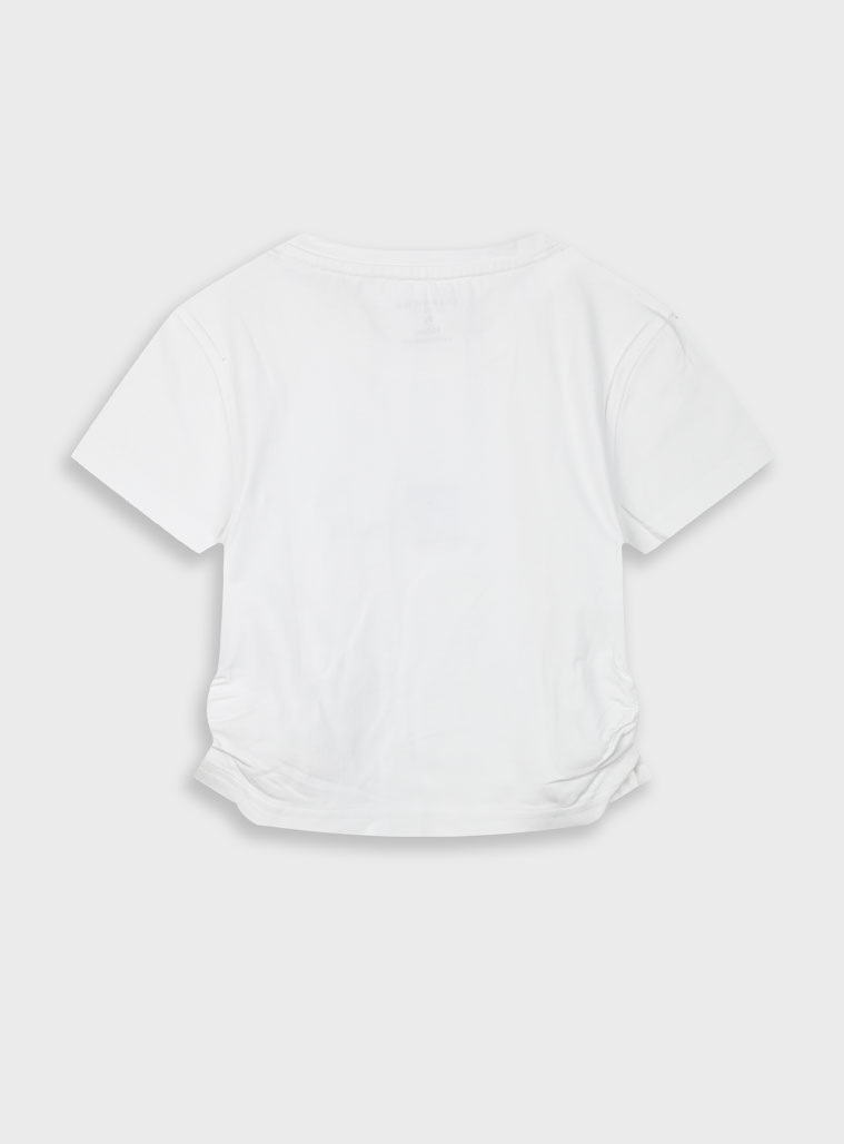 T-shirt with print for girls | ECRU