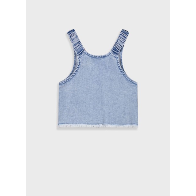 Τζην τοπ για κορίτσι | ΑΝΟΙΧΤΟ ΜΠΛΕ ΤΖΗΝ