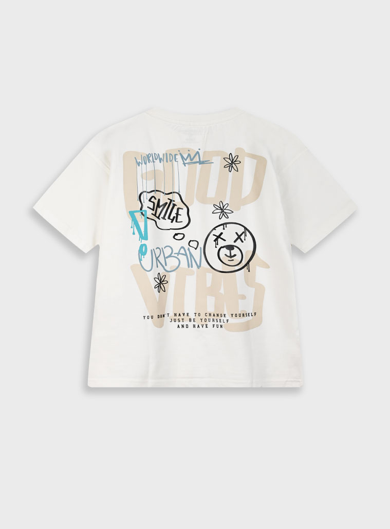 Μπλούζα με τύπωμα για κορίτσι | ΕΚΡΟΥ