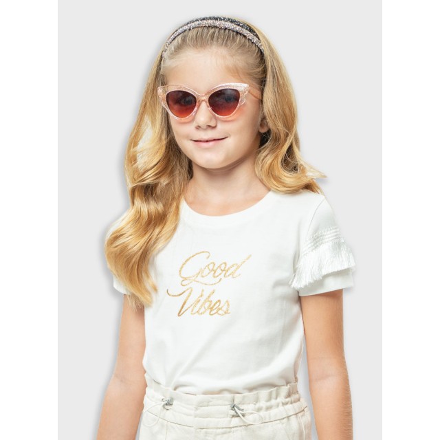 T-shirt with print for girls | CREAM