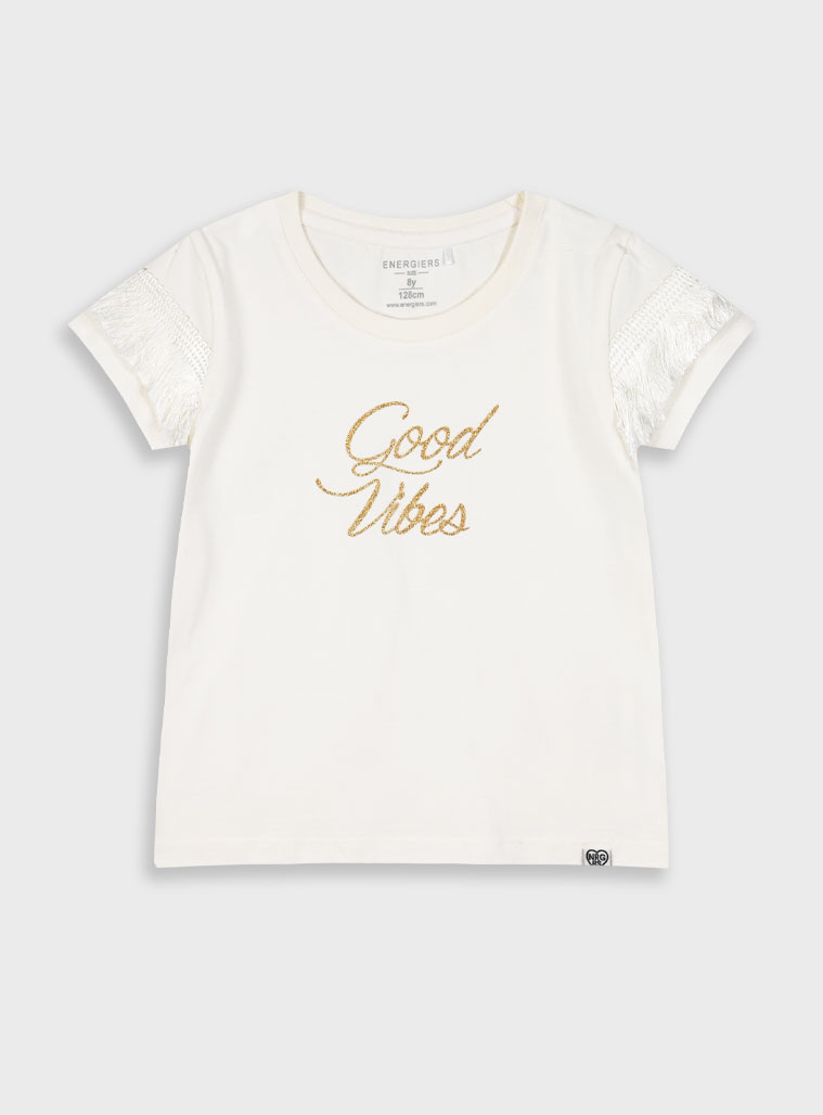 T-shirt with print for girls | CREAM