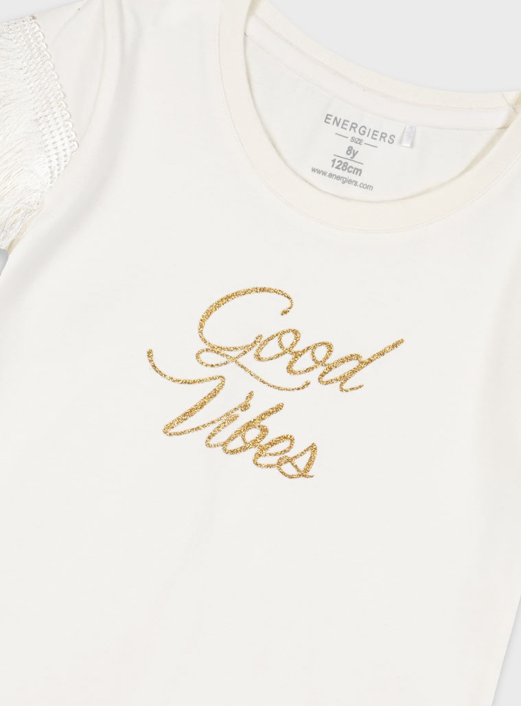 T-shirt with print for girls | CREAM