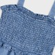 Denim playsuit for girls | BLUE DENIM