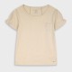 T-shirt with pocket for girls | CREAM