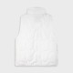 Sleeveless vest jacket for girls | WHITE