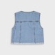 Denim vest for girls | BLUE DENIM