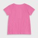 Rib t-shirt for girls | ROSE PETAL
