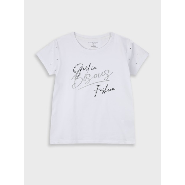 Μπλούζα με τύπωμα για κορίτσι | ΛΕΥΚΟ