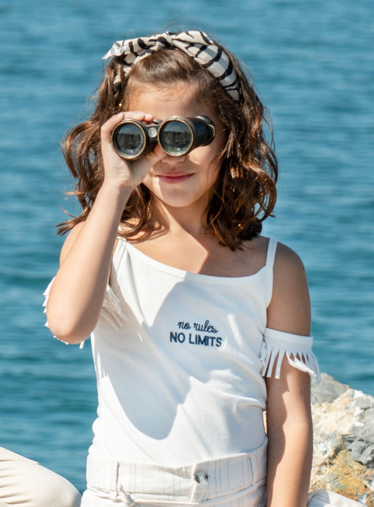 Shirt with print for girls | CREAM