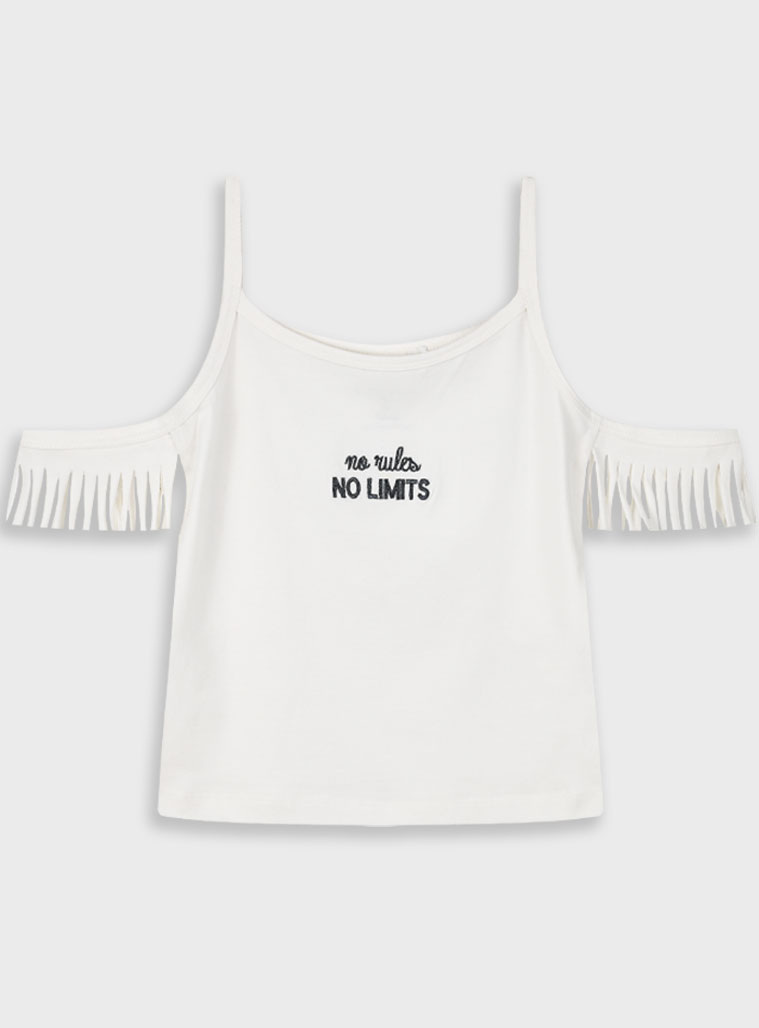 Shirt with print for girls | CREAM