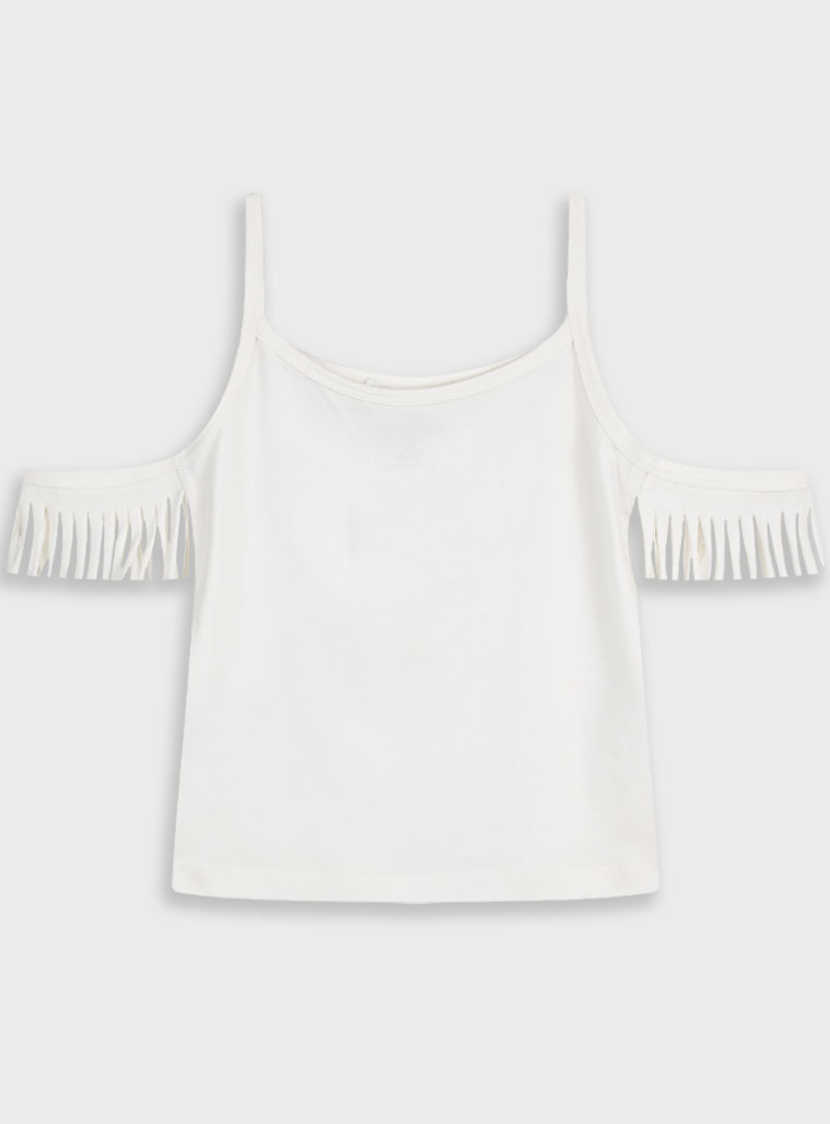 Shirt with print for girls | CREAM