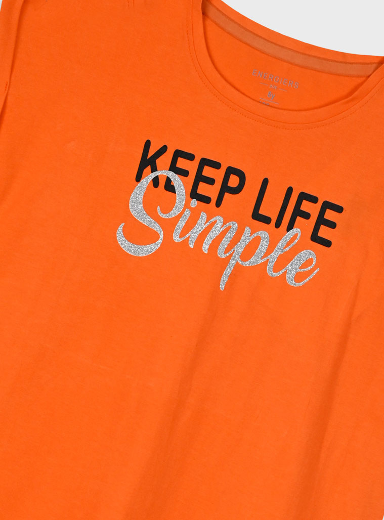 Set with print for girls | BLACK