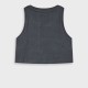 Tank top with print for girls | ANTHRACITE