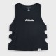 Tank top with print for girls | BLACK