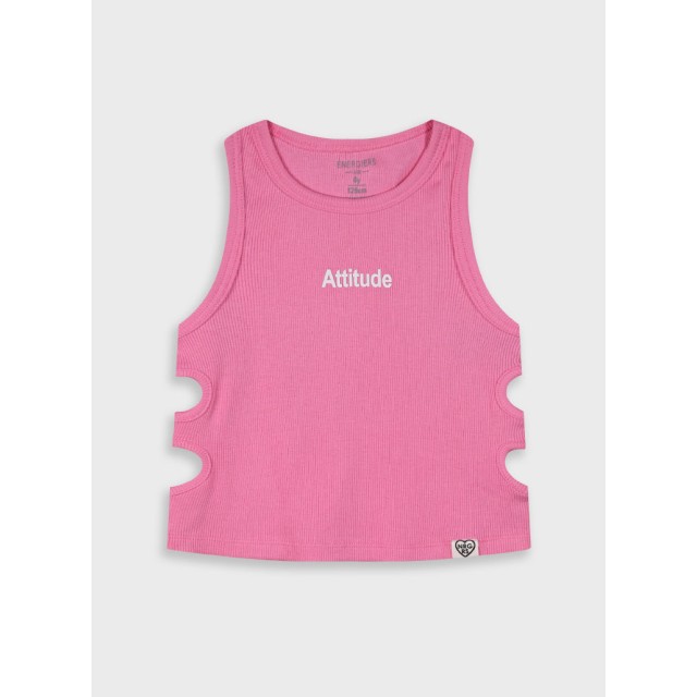 Tank top with print for girls | ROSE PETAL