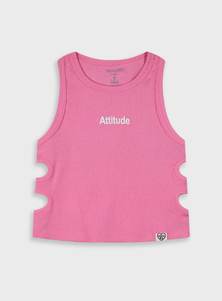 Tank top with print for girls | ROSE PETAL