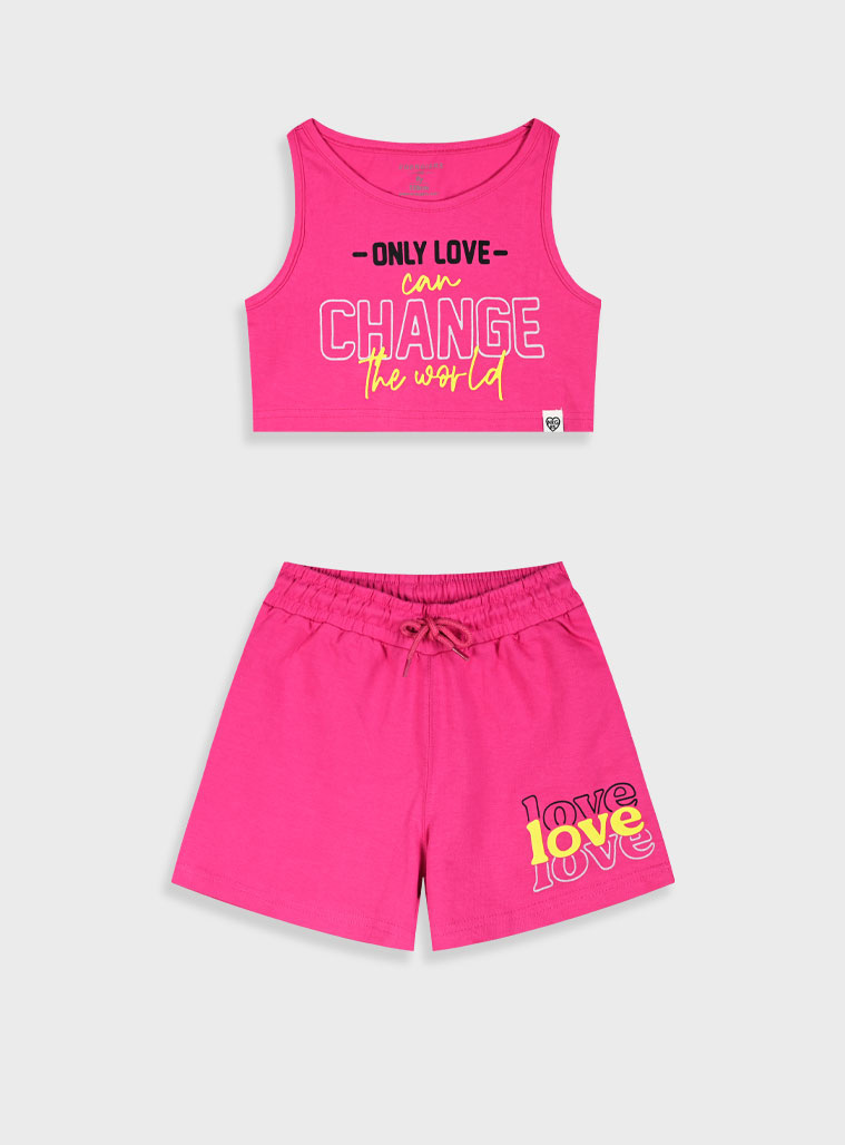 Σετ με τύπωμα για κορίτσι | ΦΟΥΞ