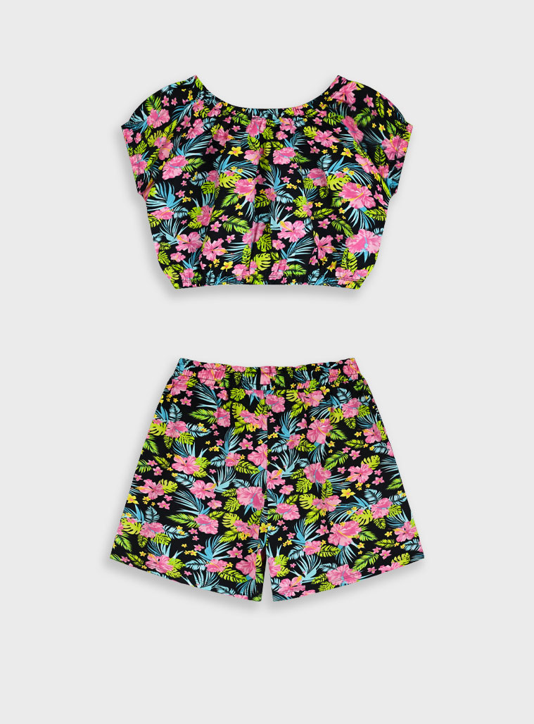 Floral set for girls | ALL OVER PRINT