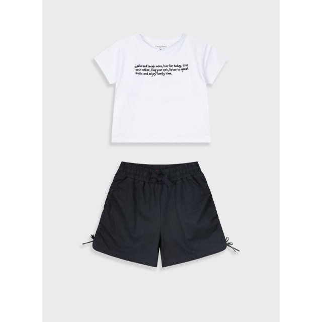 Σετ με τύπωμα για κορίτσι | ΜΑΥΡΟ