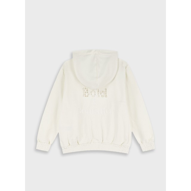 Jacket with hood | Crema