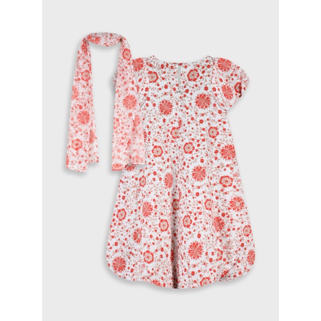 Dress with scarf | ALL OVER PRINT
