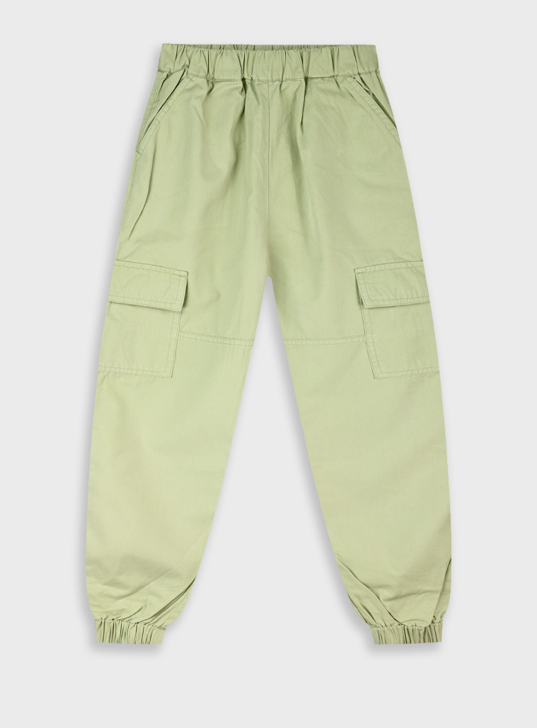 Cargo pants | SMOKE GREEN